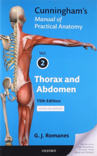 Image of Cunningham's Manual of Practical Anatomy : Thorax and Abdomen