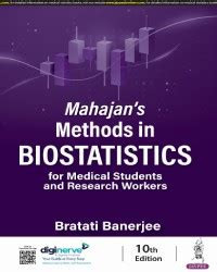 Image of Mahajan's Methods in Biostatistics